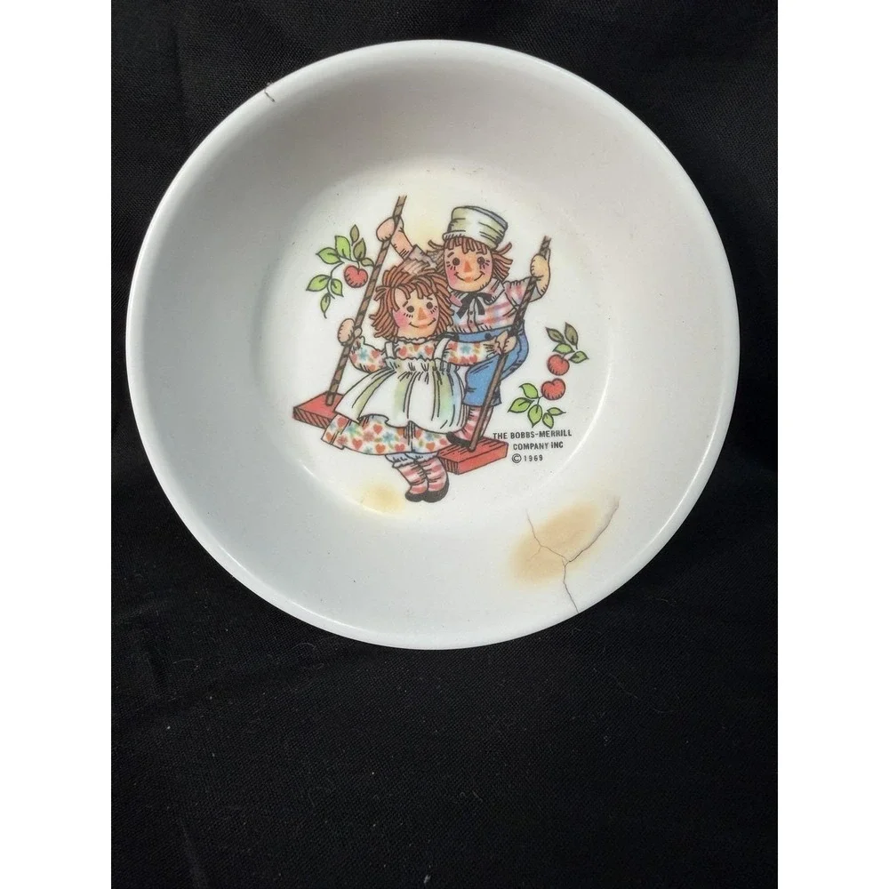 1969 Raggedy Ann & Andy Oneida Bowl